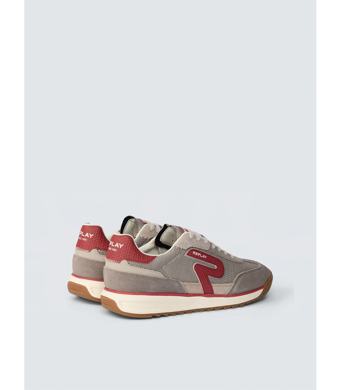 テクニカルファブリック70'sスニーカー 詳細画像 グレーレッド 2